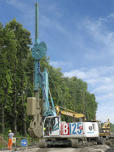 Dieselbetriebenes Bohrgerät - KRC 1 - B125XP - CASAGRANDE - Foundation Division - drehbar / für Baustellen / auf Raupen