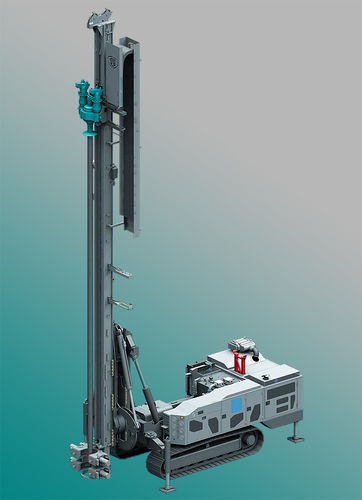 Dieselbetriebenes Bohrgerät - C8 XP-2 - CASAGRANDE - Foundation Division - drehbar / für Baustellen / auf Raupen