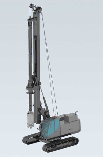 Dieselbetriebenes Bohrgerät - C20 - CASAGRANDE - Foundation Division - drehbar / auf Raupen / Pfahl