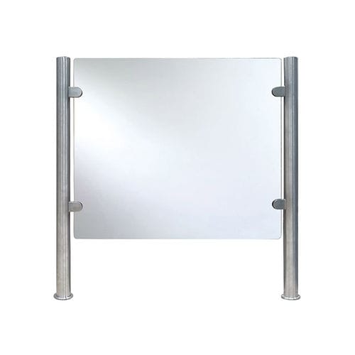 Schutzabsperrung - ENCLOSURE - TiSO - feststehend / Edelstahl / Glas