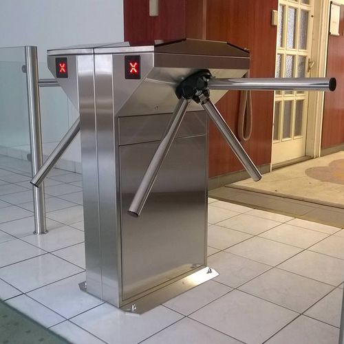 Dreifüßiges Drehkreuz - BASTION - М TWIN - TiSO - für Zugangskontrolle / Edelstahl / für stark frequentierte Zonen