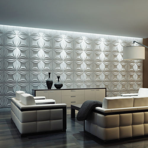 Dekorplatte für Innenausbau - LILY  - 3Dcora - für Decke / Wand / Bambus
