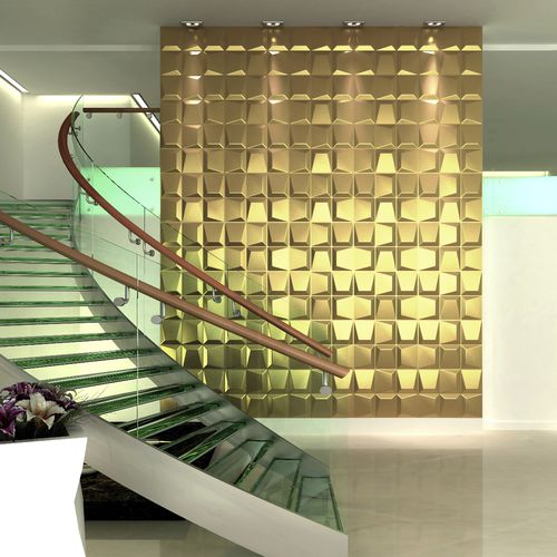 Dekorplatte für Innenausbau - MOSAICS - 3Dcora - für Decke / Wand / leicht