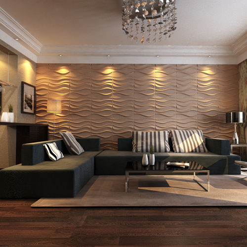 Dekorplatte für Innenausbau - LAKE - 3Dcora - für Decke / Wand / leicht