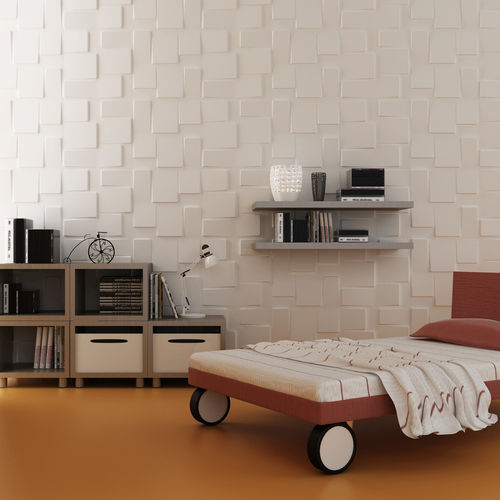 Dekorplatte für Innenausbau - RUBIK - 3Dcora - für Decke / Wand / leicht