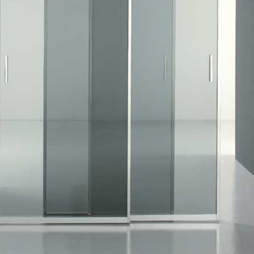 Tür für Innenbereich - FRAMED SINGLE - CARVART - Glas / Aluminium / Einbaukasten