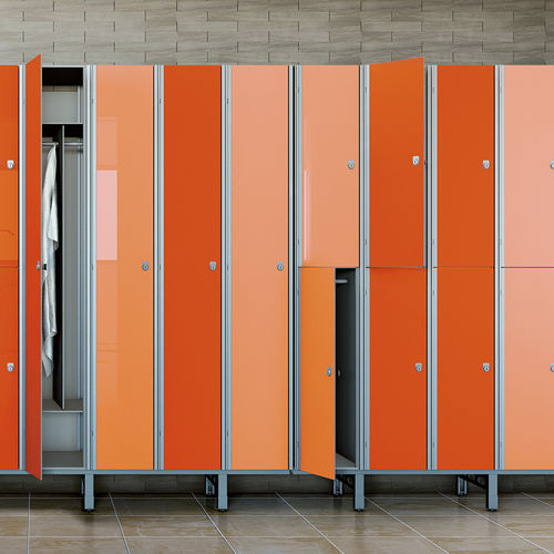 Laminat-Garderobenschrank - CHPLLOCKERS - CARVART - für Sportanlage / für Gewerbegebrauch / für Büro