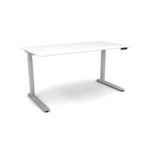 Schreibtisch für Open Space - SE2 - SiS Ergo - modern / Laminat / höhenverstellbar
