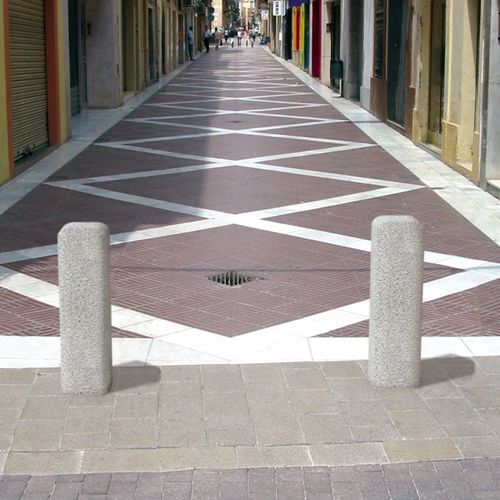 Sicherheits-Sperrpfosten - QUAD - Mago Urban - stationär / Beton