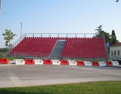 Fertigbau-Sitztribüne - SERIES GM - CETA SPA - Stahl