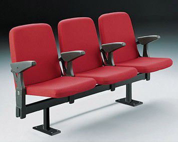 Leder-Traversenbank - FIRST CLASS - CETA SPA - Polypropylen / Stahl / Stoff