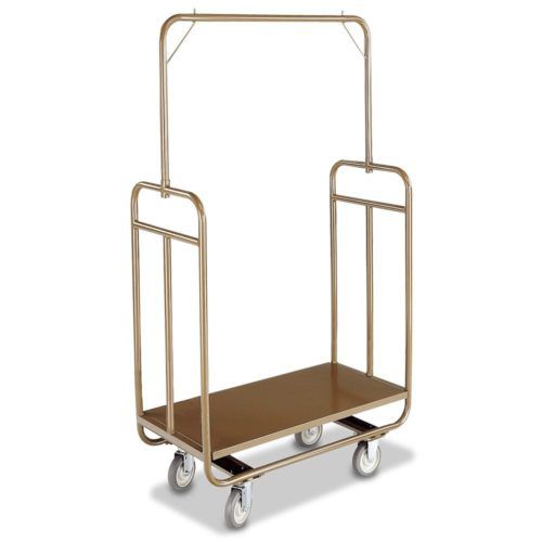 Gepäckwagen - ECONOMY - Forbes Group Ltd - für Hotels / für Gewerbegebrauch / gebürsteter Edelstahl