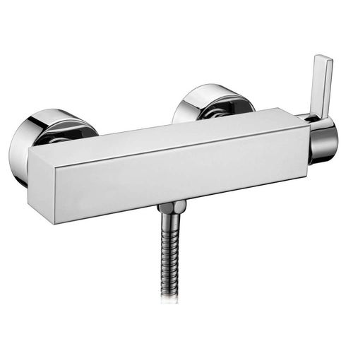 Einhebelmischer für Dusche - 97045 - BIMINI - Grifería Clever - wandmontiert / verchromter Messing / für Badezimmer