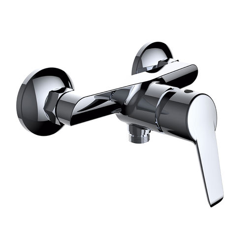 Einhebelmischer für Dusche - 99846 - S12 ELEGANCE - Grifería Clever - wandmontiert / verchromter Messing / für Badezimmer