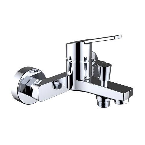 Einhebelmischer für Badewanne - 99829 - S12 XTREME - Grifería Clever - wandmontiert / verchromter Messing / für Badezimmer
