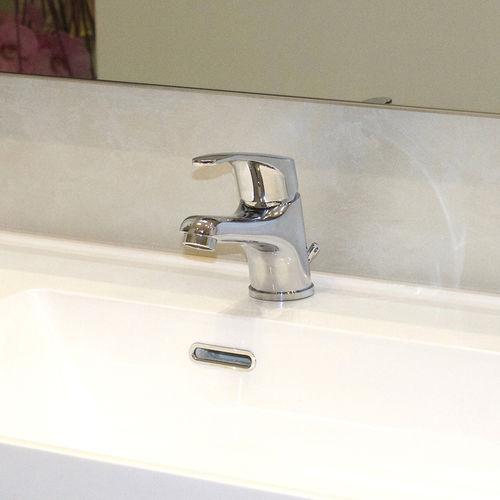 Einhebelmischer für Waschtisch - 60500 - PANAM EVO URBAN - Grifería Clever - Aufsatz / verchromter Messing / für Badezimmer