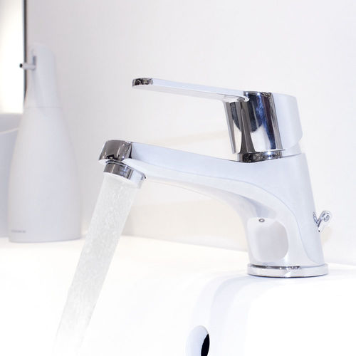 Einhebelmischer für Waschtisch - PANAM EVO XTREME: 60520-N - Grifería Clever - Aufsatz / verchromter Messing / für Badezimmer