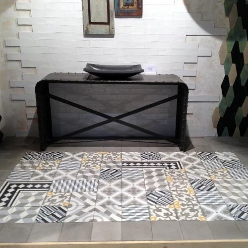 Zement-Zementfliese - WHITE - Mosaics Torra | Cement Tiles - matt / für den Innenbereich / für Außenbereich