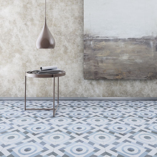 Zement-Zementfliese - SANT MARTÍ - Mosaics Torra | Cement Tiles - poliert / Relief / für den Innenraum
