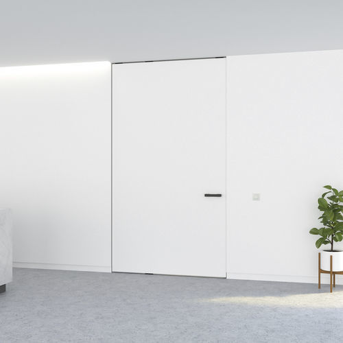 Tür für Innenbereich - 4245 - SINGLE - PortaPivot - Keramik / anodisiertes Aluminium / MDF