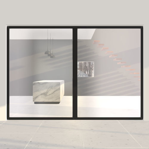 Abnehmbare Trennwand - 5730 - PortaPivot - Aluminium / für Privatgebrauch / für Großraumbüros