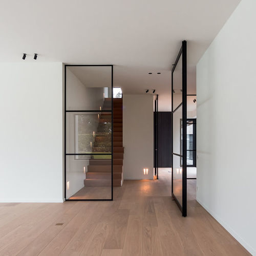 Seitenlicht-Tür - 5730 - SINGLE + - PortaPivot - für Innenbereich / anodisiertes Aluminium / drehend