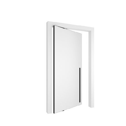 Tür für Innenbereich - 4245 - SINGLE - PortaPivot - MDF / anodisiertes Aluminium / Corian®