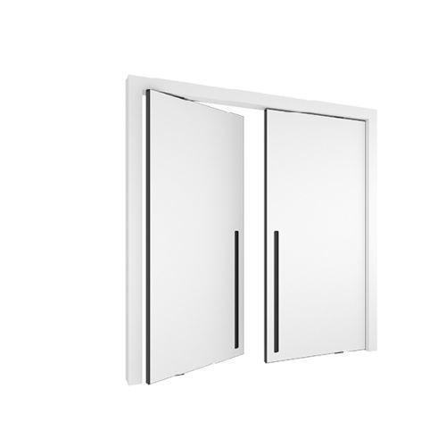Zweiflügelige Tür - 4245 - PortaPivot - für Innenbereich / MDF / anodisiertes Aluminium