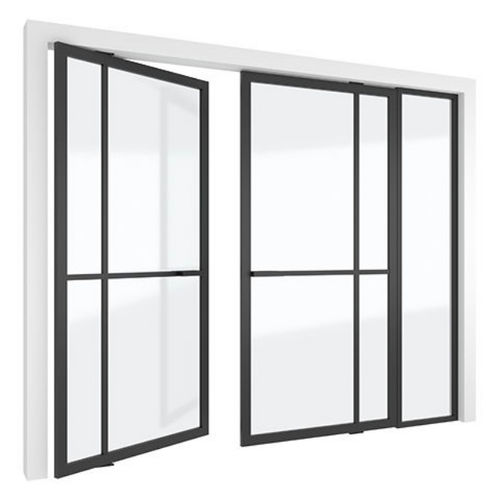 Tür für Innenbereich - 5730 - PortaPivot - anodisiertes Aluminium / drehend / modern