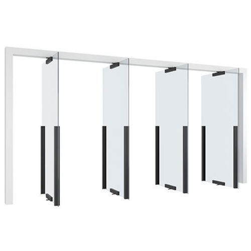Tür für Innenbereich - MULTIPLE - PortaPivot - Glas / mit zentraler Drehachse / modern