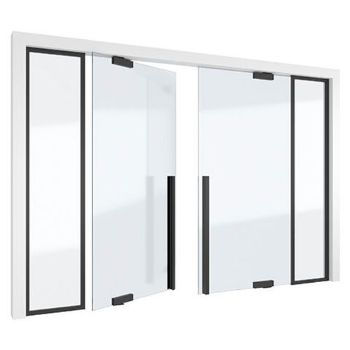 Tür für Innenbereich - PortaPivot - Glas / drehend / modern