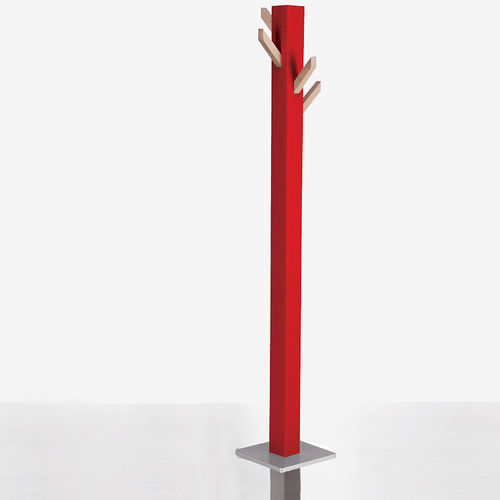 Bodenstehender Garderobenständer - ALBERO - Kubedesign - modern / Holz / Karton