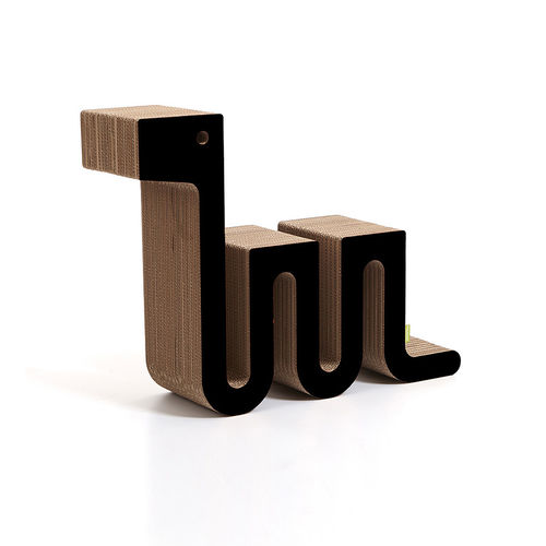Zeitschriftenständer / originelles Design - NESSY - Kubedesign - für Privatgebrauch / Karton