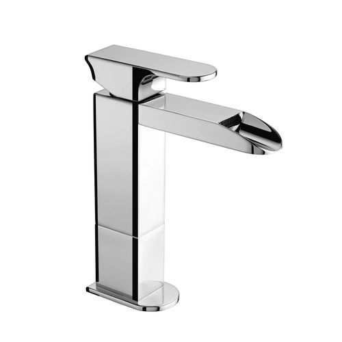 Einhebelmischer für Waschtisch - ARC : CR12000861/CR12000860 - Griferia Rovira - Aufsatz / aus verchromtem Metall / für Badezimmer