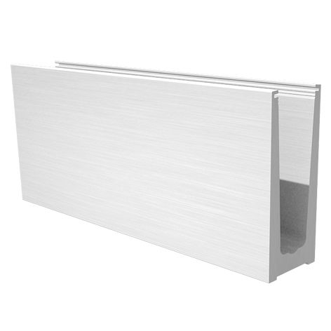 Aluminium-Geländer - QUICK MOUNT 1,0 KN - FLOOR - ALLIAVERRE - Glasplatten / für Außenbereich / für Treppen