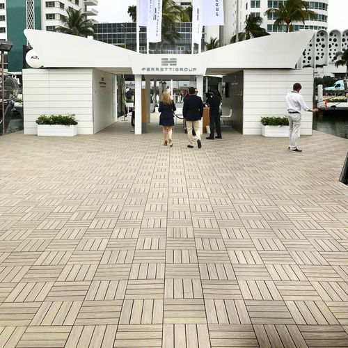 Verbundwerkstoff-Bodenbelag - ULTRASHIELD TILE - Déco - für Außenbereich / für Poolrand / für Garten