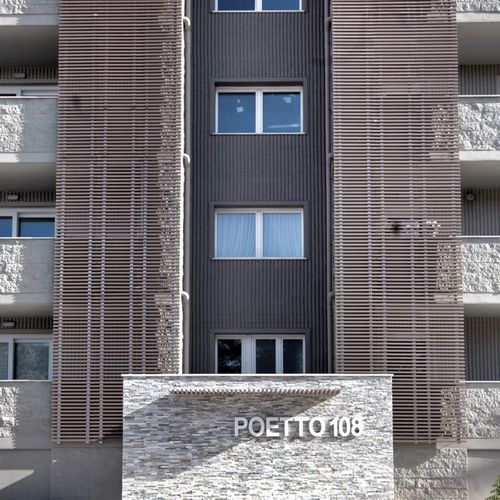 Verbundholz-Sonnenschutzlamelle -  DÉCOWOOD STILO - Déco - für Fassaden / vertikal / stationär