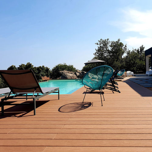 Verbundwerkstoff-Bodenbelag - DÉCOWOOD CLASSIC - Déco - für Außenbereich / für Poolrand / für Garten