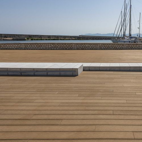 Verbundwerkstoff-Bodenbelag - DÉCOWOOD POETTO - Déco - für den Außenbereich / für Garten / für Terrasse