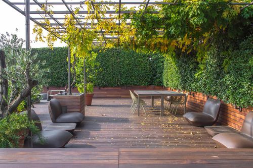 Massivholz-Terrassendiele - TATAJUBA - Déco - Tropenholz / braun / feuchtebeständig