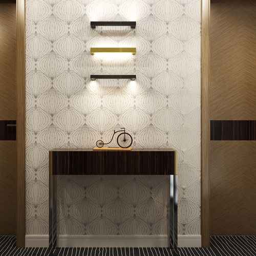 Moderne Wandleuchte - BEAM WALL 180 - Oleant Lighting - für den Innenraum / für Außenbereich / Aluminium