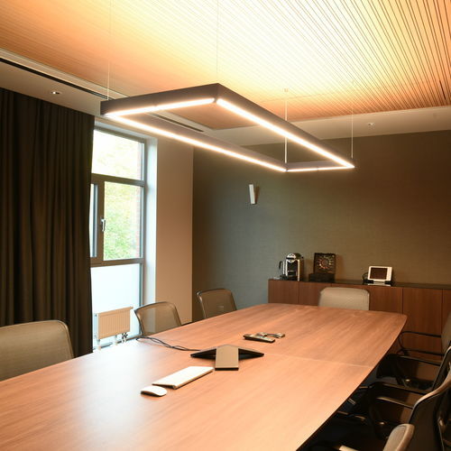 Hängelampe - QUAD UP&DOWN - Oleant Lighting - Aluminium / Polycarbonat / modern