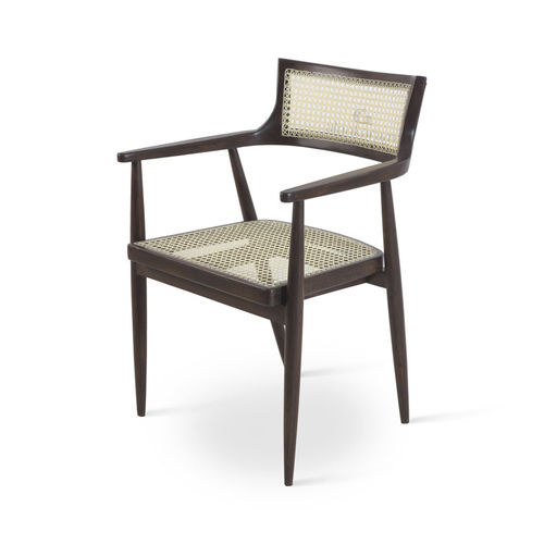 Klassischer Esszimmerstuhl - ROTTINKI - ALANKARAM - für Küche / Massivholz / Rattan