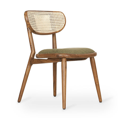 Moderner Esszimmerstuhl - ARIA - ALANKARAM - für Küche / Massivholz / Rattan