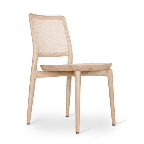 Moderner Esszimmerstuhl - SEREN - ALANKARAM - für Küche / Massivholz / Rattan