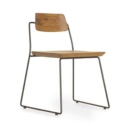 Moderner Esszimmerstuhl - MINIK - ALANKARAM - für den Innenraum / für Außenbereich / Holz