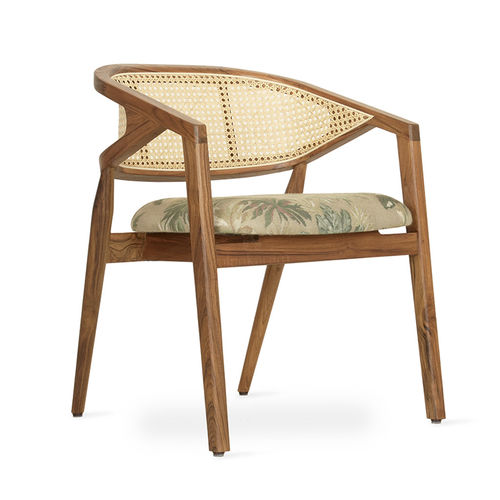 Moderner Esszimmerstuhl - KUSUKA - ALANKARAM - für den Innenraum / Holz / Rattan