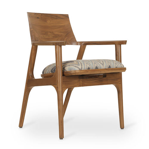 Moderner Esszimmerstuhl - TUETTU - ALANKARAM - für Wohnzimmer / Holz / Stoff