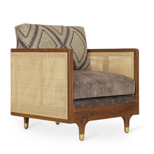 Modernes Sofa - LUK - ALANKARAM - für Wohnzimmer / für Schlafzimmer / Stoff