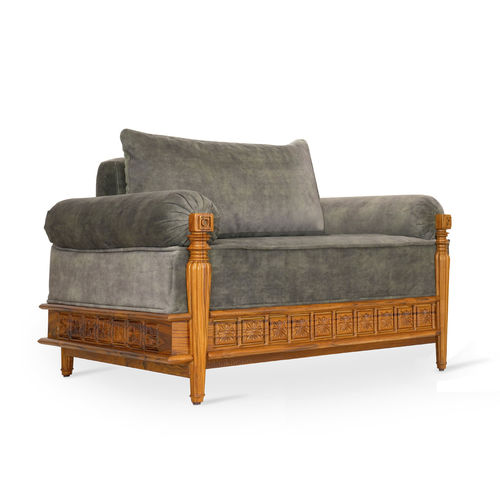 Modernes Sofa - KLAS - ALANKARAM - Stoff / mit Armlehnen / mit Kissen